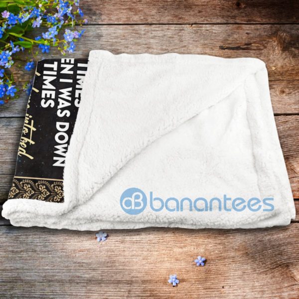 To My Dad I Love You You Are The World Eagle Sherpa Blanket Product Photo