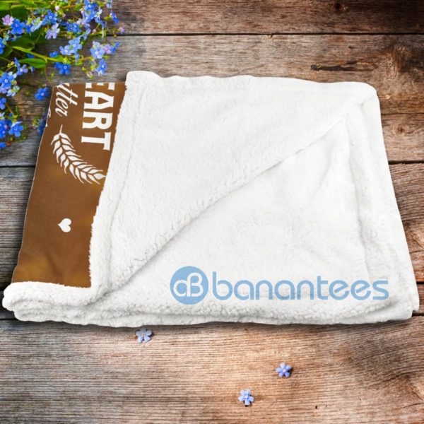 To My Dad I Love You Your Daughter Lion Sherpa Blanket Product Photo