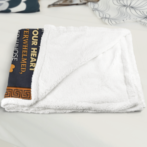 To My Daughter Always Be My Baby Girl Lion Sherpa Blanket Product Photo