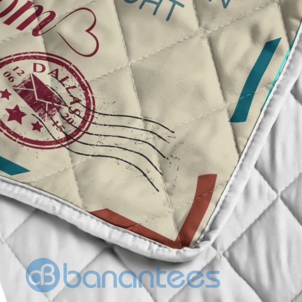 To My Daughter By Air Mail Mom Blanket Quilt Product Photo