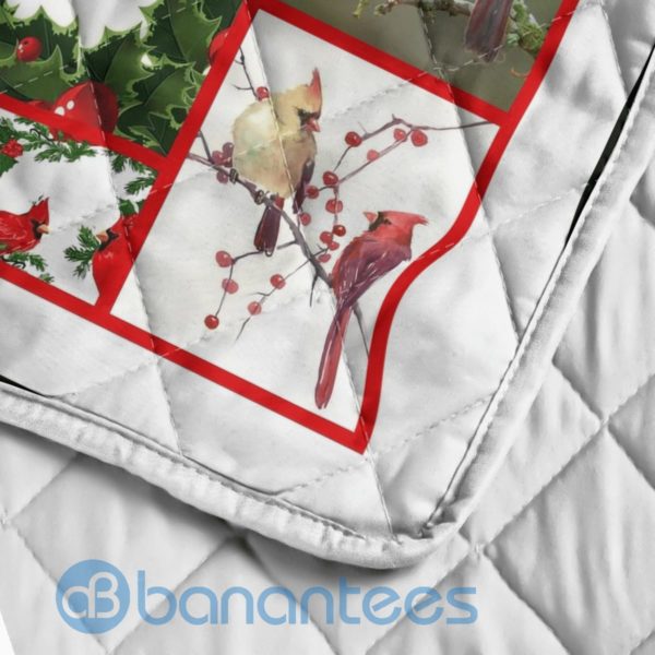 To My Daughter Cardinal Bird Blanket Quilt Product Photo