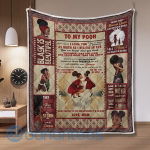 To My Daughter From Black Mom Quilt Blanket Quilt Product Photo