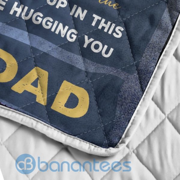 To My Daughter From Dad Butterfly Blanket Quilt Product Photo