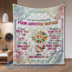 To My Daughter From Mother In Law Hippie Blanket Quilt Product Photo