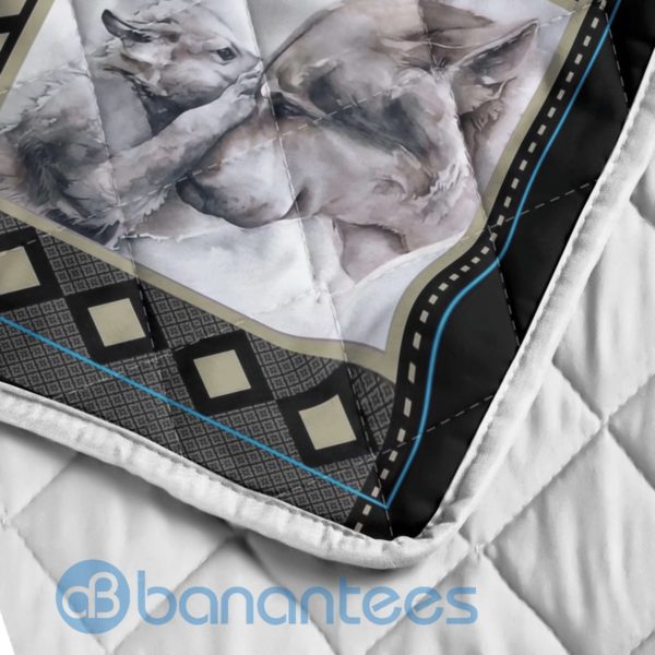 To My Daughter I Believe In You Wolf Blanket Quilt Product Photo