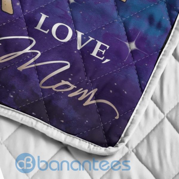 To My Daughter I Love You Bear Blanket Quilt Product Photo