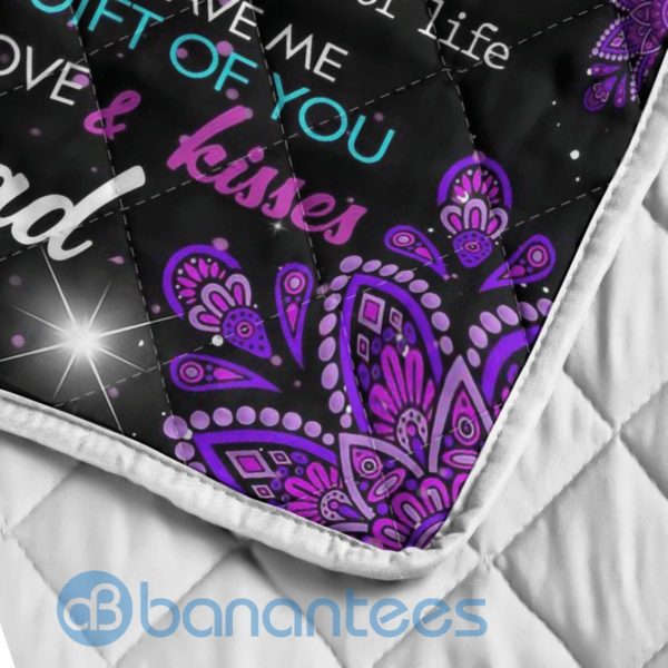 To My Daughter I Love You Butterfly Quilt Blanket Quilt Product Photo