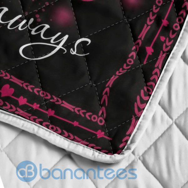 To My Daughter I Love You Dad Blanket Quilt Product Photo