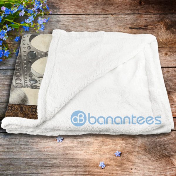 To My Daughter I Love You Lion Sherpa Blanket Product Photo