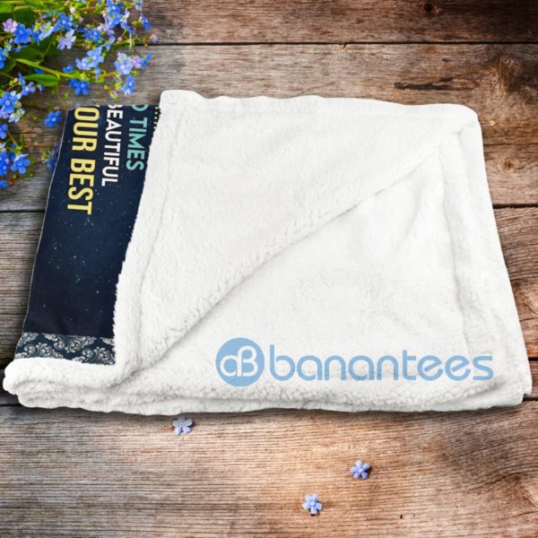 To My Daughter I Love You Mermaid Sherpa Blanket Product Photo