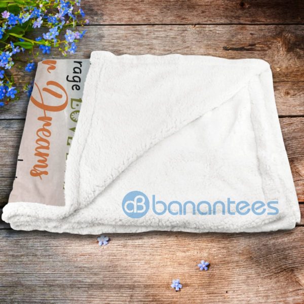 To My Daughter I Love You No Matter What I Believe In You Turtle Sherpa Blanket Product Photo