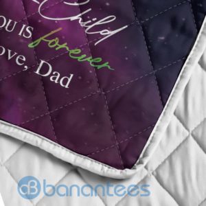 To My Daughter I Pray That You Are Safe Well And Happy Galaxy Unicorns Blanket Quilt Product Photo