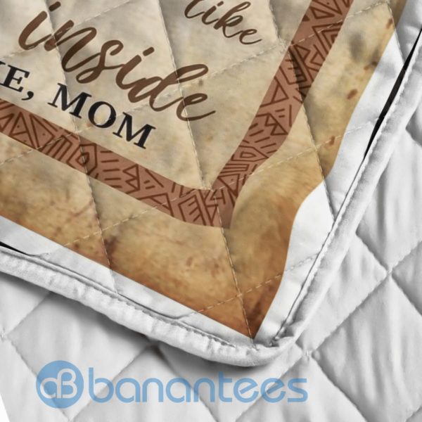 To My Daughter I Will Always Be There Lion Blanket Quilt Product Photo