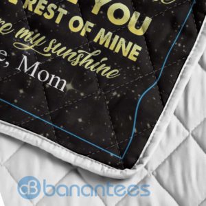 To My Daughter If I Was Left With Two Breaths Blanket Quilt Product Photo