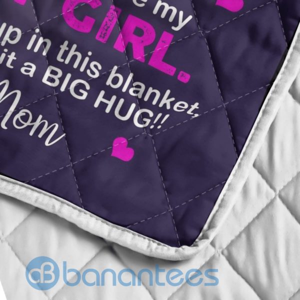 To My Daughter I'm So Proud Of You Butterfly Dreamcatcher Blanket Quilt Product Photo