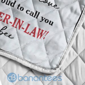 To My Daughter In Law Blanket Quilt Product Photo
