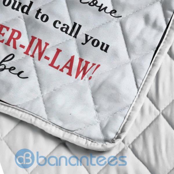 To My Daughter In Law Blanket Quilt Product Photo