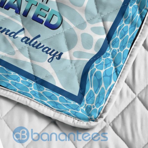 To My Daughter In Law Dolphin Blanket Quilt Product Photo