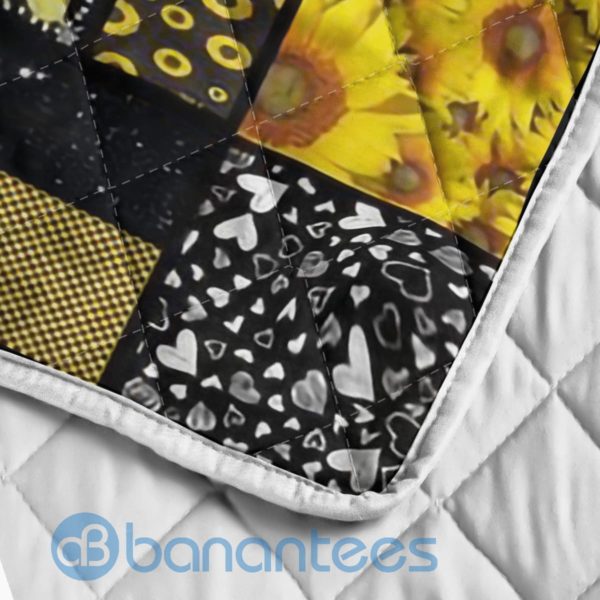 To My Daughter In Law Sunflower Blanket Quilt Product Photo