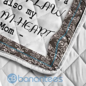 To My Daughter In Law You Are Also My Daughter In Heart Blanket Quilt Product Photo