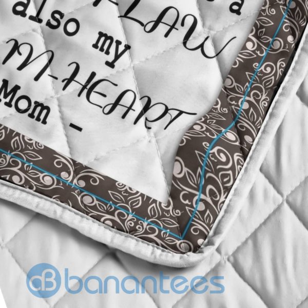 To My Daughter In Law You Are Also My Daughter In Heart Blanket Quilt Product Photo