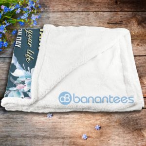 To My Daughter Love You Butterfly Sherpa Blanket Product Photo