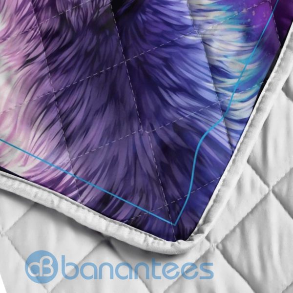 To My Daughter My Love For You Is Forever Wolf Blanket Quilt Product Photo