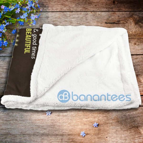 To My Daughter My Princess Sunflower Sherpa Blanket Product Photo