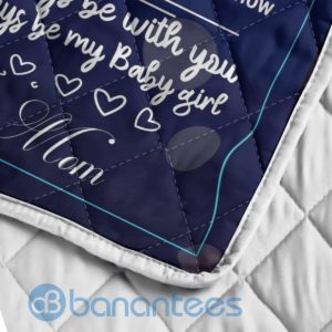 To My Daughter Never Feel That Your Alone Butterfly Blanket Quilt Product Photo