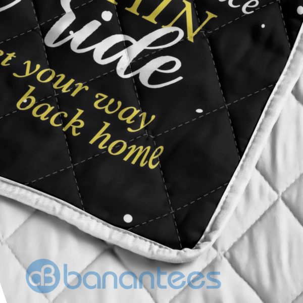 To My Daughter Never Forget That I Love You Sunflower Blanket Quilt Product Photo