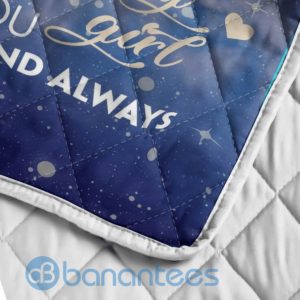 To My Daughter Never Forget Your Way Back Home Butterfly Blanket Quilt Product Photo