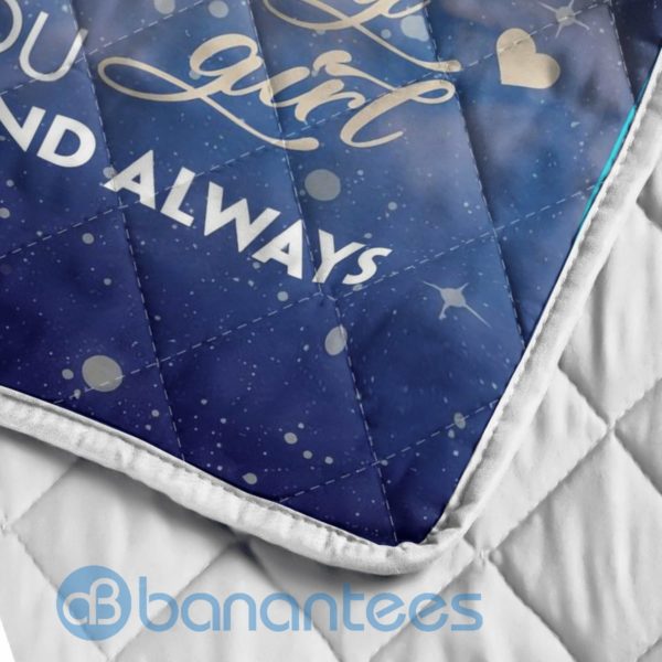 To My Daughter Never Forget Your Way Back Home Butterfly Blanket Quilt Product Photo