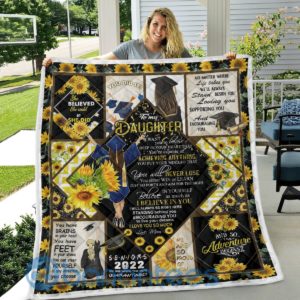 To My Daughter Seniors Design Quilt Blanket Product Photo