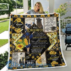 To My Daughter Seniors Quilt Blanket Product Photo