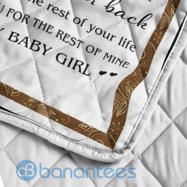 To My Daughter This Old Elephant Quilt Blanket Quilt Product Photo
