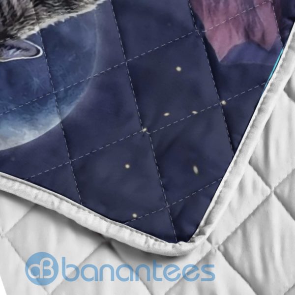 To My Daughter This Old Wolf Will Always Have You Back Quilt Blanket Product Photo