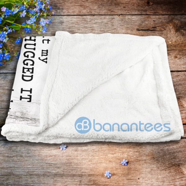 To My Daughter When You Need A Hug Hold This Blanket Tight Sherpa Blanket Product Photo