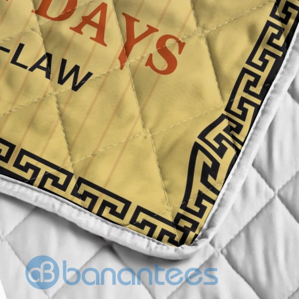 To My Dear Son In Law I Didn't Give You The Gift Of Life Lion Blanket Quilt Product Photo