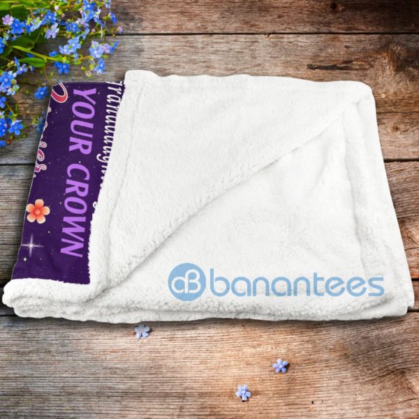 To My Granddaughter Consider It A Big Hug Sherpa Blanket Product Photo