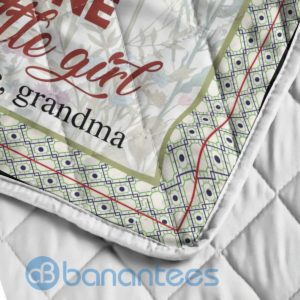 To My Granddaughter God Sent Me You, Grandma Quilt Blanket Quilt Product Photo