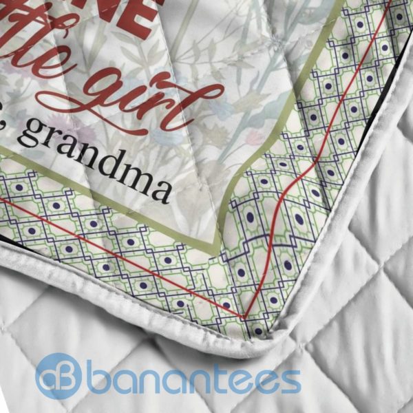 To My Granddaughter God Sent Me You, Grandma Quilt Blanket Quilt Product Photo