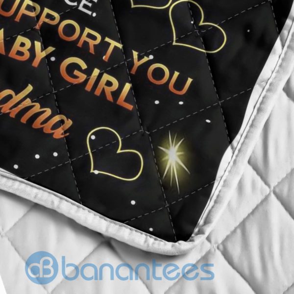 To My Granddaughter I Love You To Infinity and Beyond Blanket Quilt Product Photo