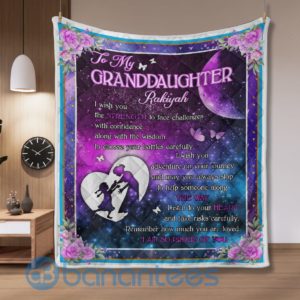 To My Granddaughter In My Heart Blanket Quilt Product Photo