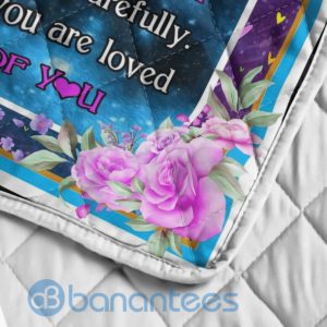 To My Granddaughter In My Heart Blanket Quilt Product Photo