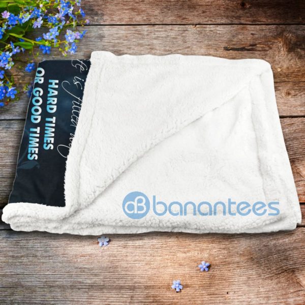 To My Granddaughter No Matter What I Believe In You Turtle Sherpa Blanket Product Photo