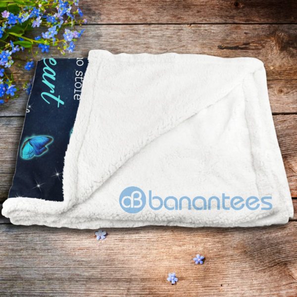To My Granddaughter Once Upon A Time There Was A Little Girl Sherpa Blanket Product Photo