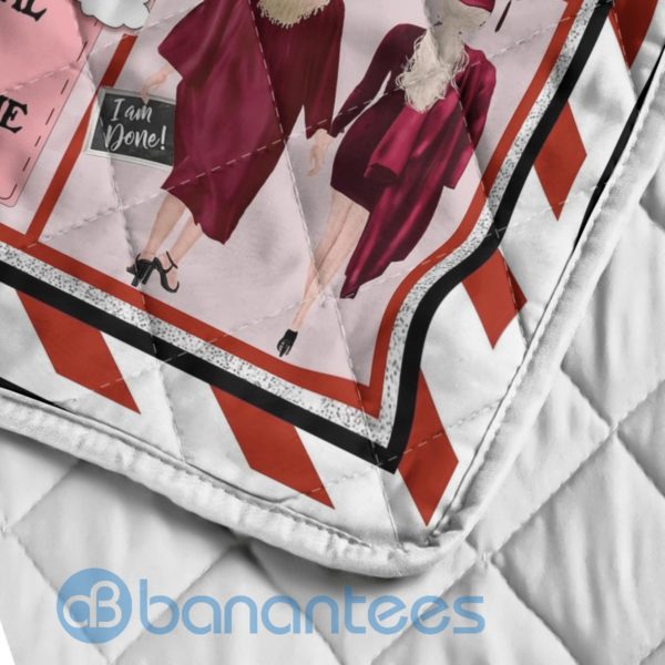 To My Granddaughter Senior Blanket Quilt Product Photo