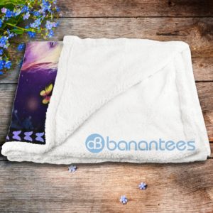 To My Granddaughter You Are Beautiful Unicorn Sherpa Blanket Product Photo