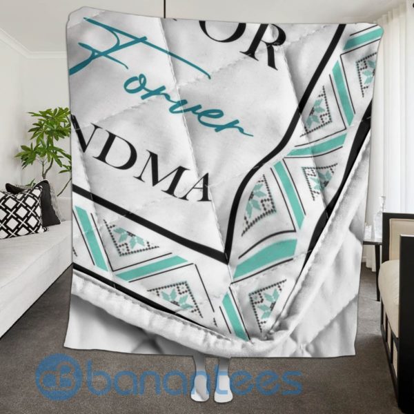 To My Grandson From Grandma Wolf Quilt Blanket Quilt Product Photo