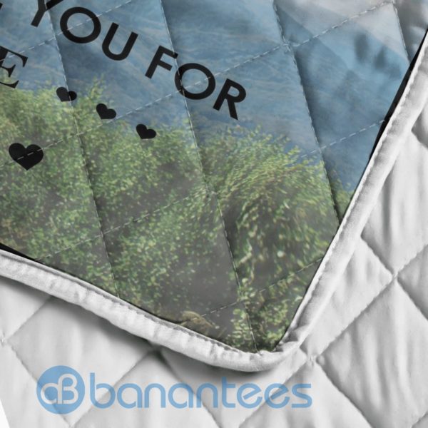 To My Grandson I Hope You Believe In Your Self Eagle Quilt Blanket Quilt Product Photo